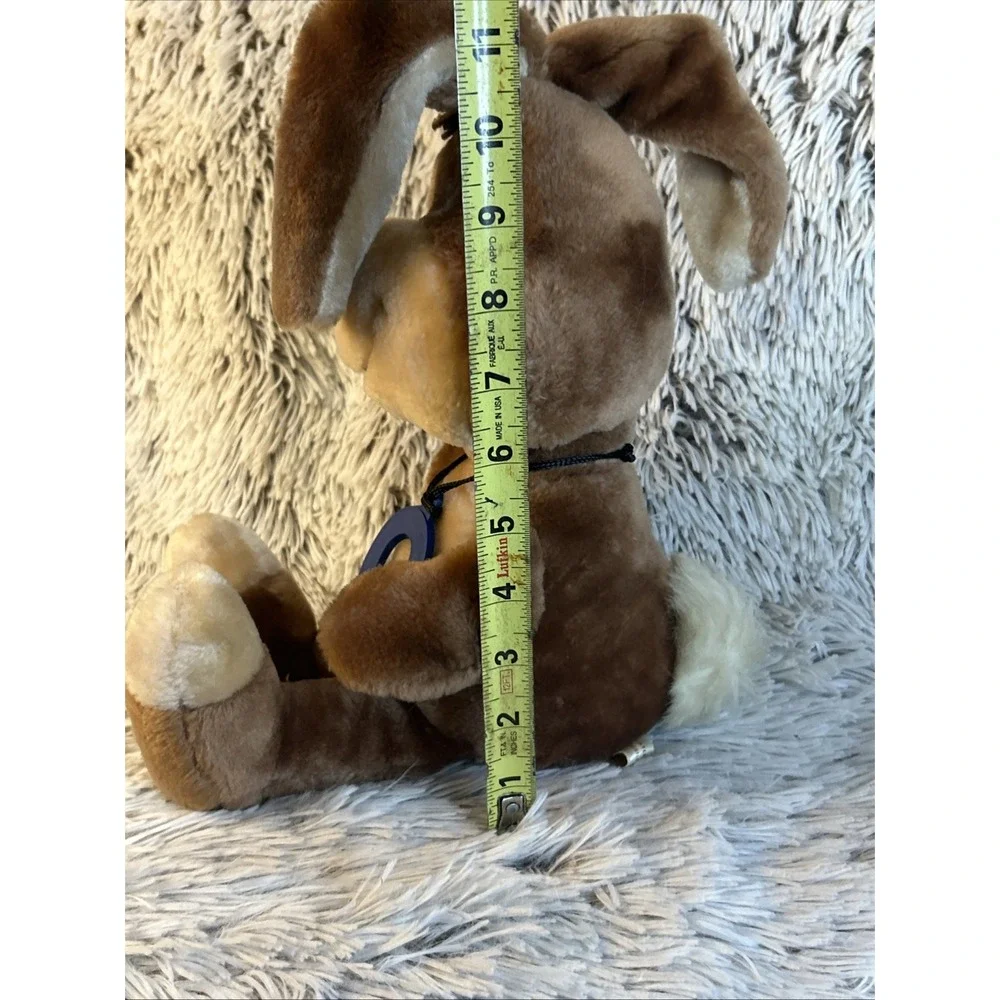 Vtg 1985 Russ Berrie Nestle‎ Quik Bunny Sitting Plush Blue 